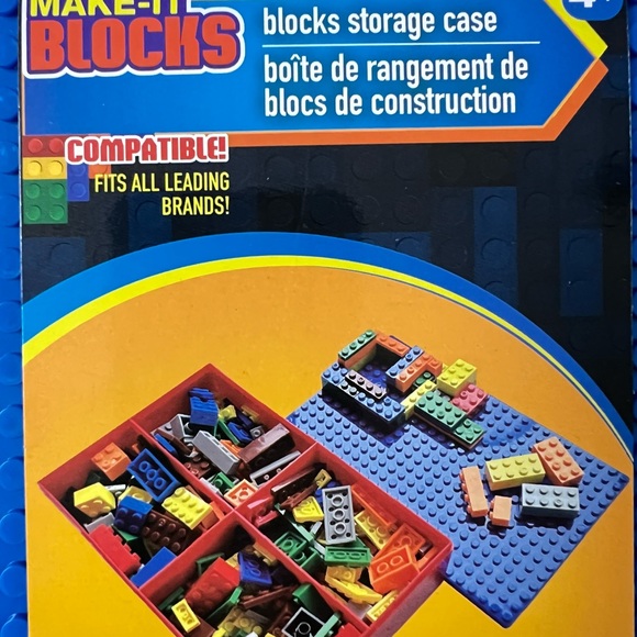 Make-it Blocks Base Plate / Storage Case Compatible With Lego + 1 Blocks 72 Pc - Picture 6 of 11